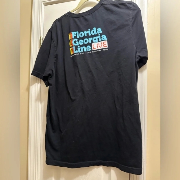 Black Florida Georgia Line Concert Short Sleeve Tee - Picture 2 of 6
